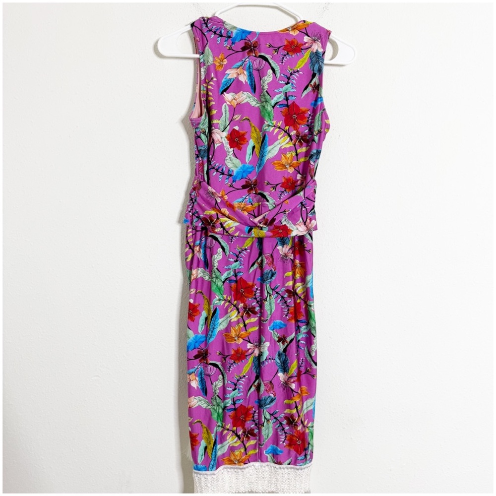 PatBO Multicolor V-Neck Midi Dress - Picture 3 of 7